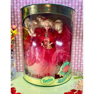 Barbie doll,‎ Happy Holidays, Special Edition, NWOT (Unopened), so cute